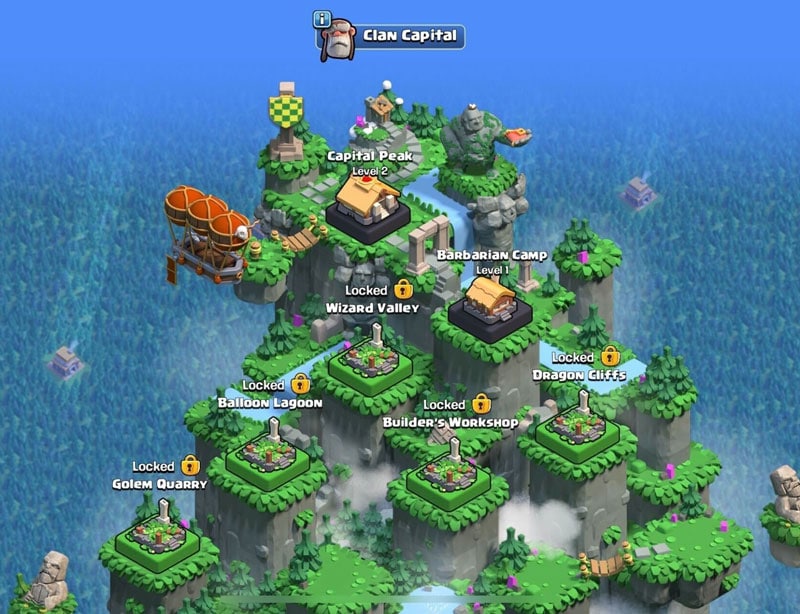 پایتخت قبیله کلش آف کلنز Capital of Clash of Clans کلشه